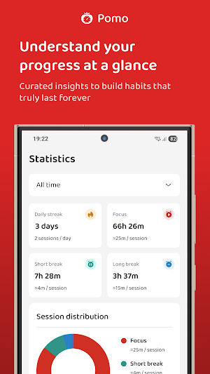 Pomo - Focus Timer Pomodoro Screenshot 3