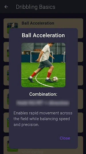 FC Soccer Tutorial Dribbling K Screenshot 3
