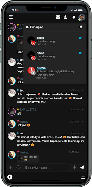 Turk Azeri Chat | Azeri sohbet Screenshot 3