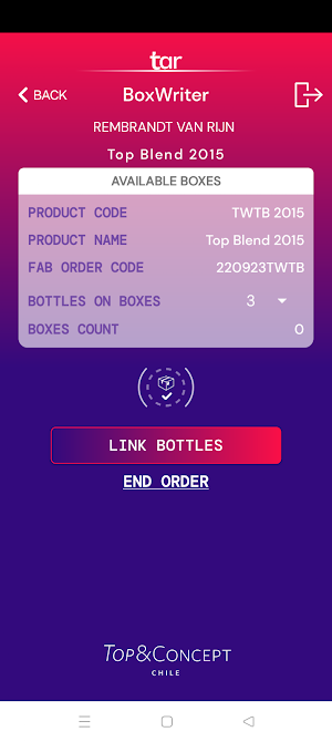 TAR BoxWriter Screenshot 2