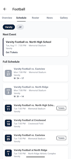 Twinsburg Athletics Screenshot 1