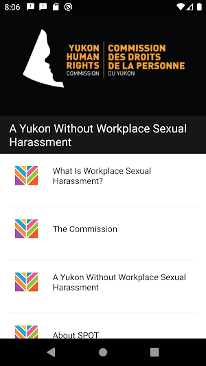Yukon Human Rights Portal Screenshot 2