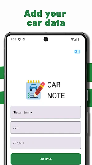 Car Note Screenshot 0