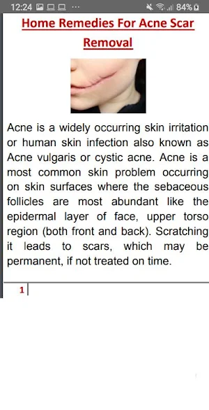 Acne Scar Removal Screenshot 1