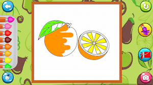 Coloring Fruit Vegetable Screenshot 1
