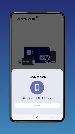 SafeNet FIDO Key Manager Screenshot 1