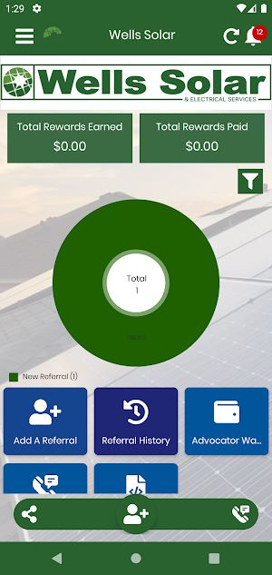 Wells Solar Screenshot 2
