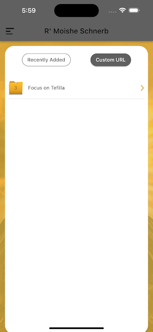R' Moishe Schnerb Screenshot 3
