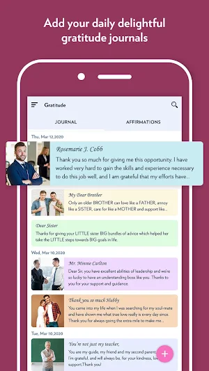 Delight: Gratitude Diary and Positive Affirmations Screenshot 1