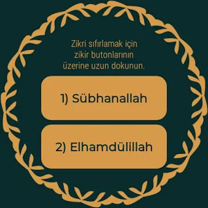 Zikirmatik - Wear Uygulaması Screenshot 1