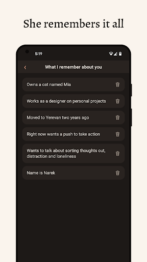 Amely: AI Companion & Chat Screenshot 1