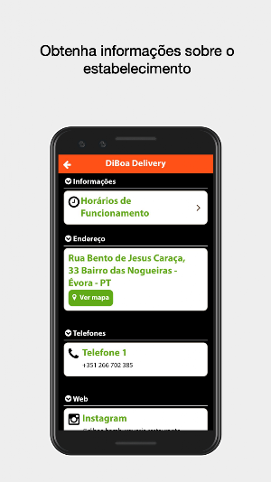 DiBoa Delivery Screenshot 2