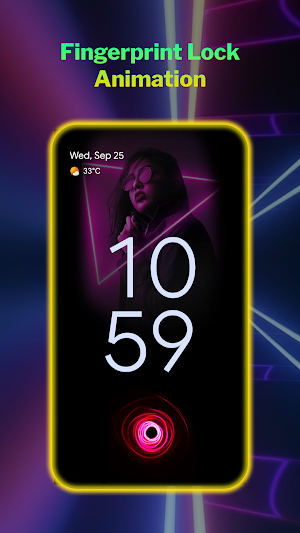 Fingerprint lock & animation Screenshot 2