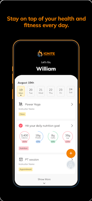 Ignite Performance and Health Screenshot 1