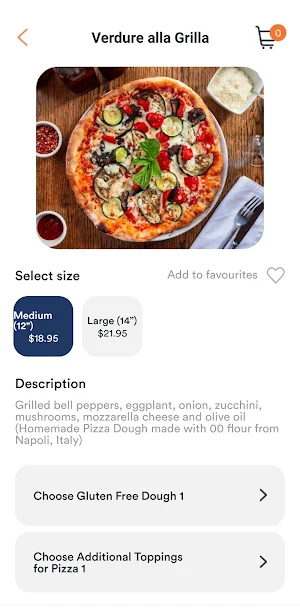 Justino's Wood Oven Pizza Screenshot 2
