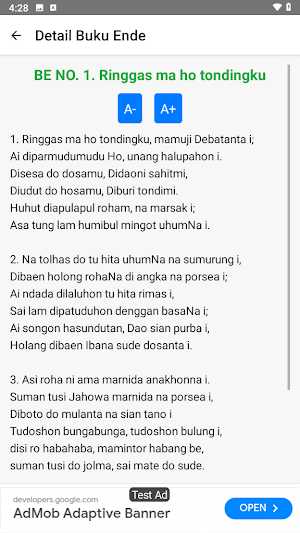 Buku Ende HKBP Digital Screenshot 3