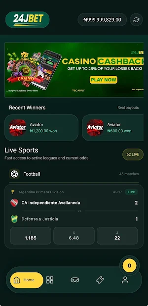 24jBet - Sports Betting Screenshot 2