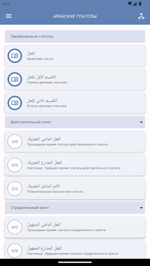 Арабские глаголы Screenshot 0