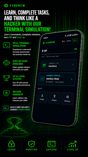 CyberCW: Learn Ethical Hacking Screenshot 1