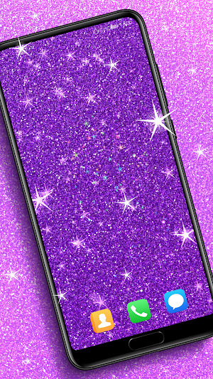 Real Glitter Effect Wallpaper Screenshot 0