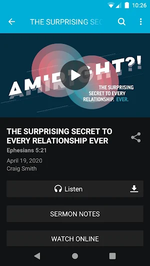Mission Hills Church Screenshot 2