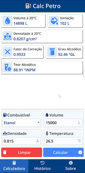 Calc Petro Screenshot 0