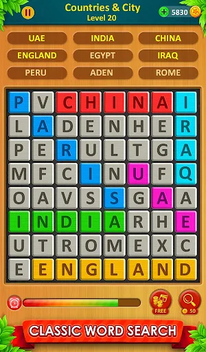 Word Game 2020 - Word Connect Puzzle Game Screenshot 1