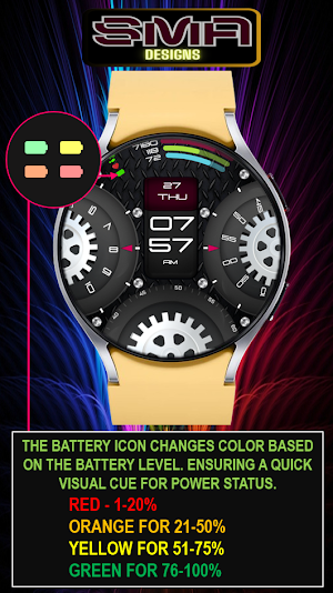 Gear Sync Watch Face SAM-41 Screenshot 1