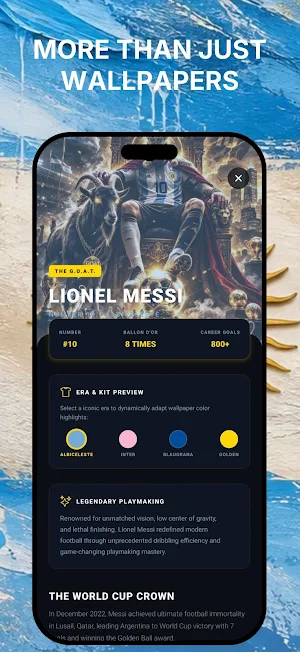 Soccer Lionel Messi wallpaper Screenshot 2