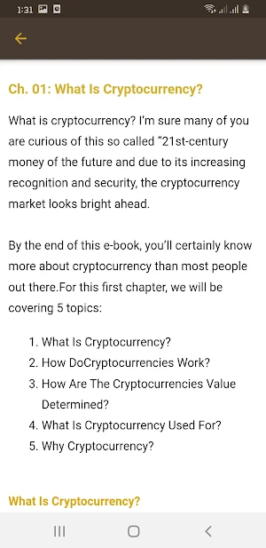 Cryptocurrency Secrets Screenshot 2