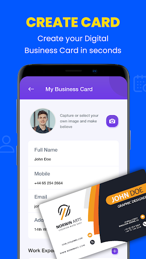 Business Card scanner- BizScan Screenshot 3