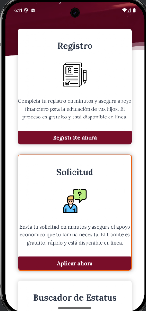 Beca Rita Cetina Web Screenshot 1
