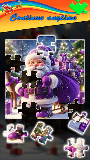 Santa Clause Jigsaw Puzzle App Screenshot 3