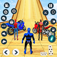 Superhero Bike Racing Games