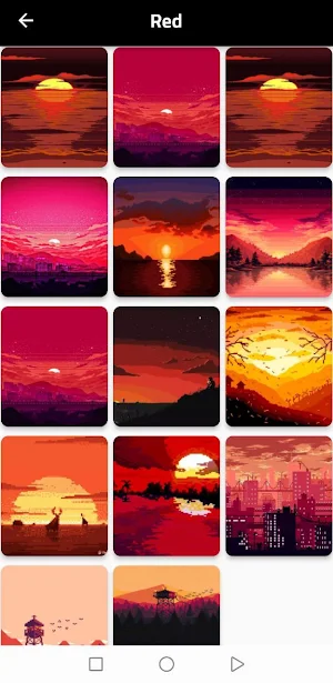 Pixel art background Screenshot 1