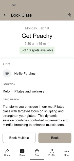 Reform Pilates and Wellness Screenshot 2