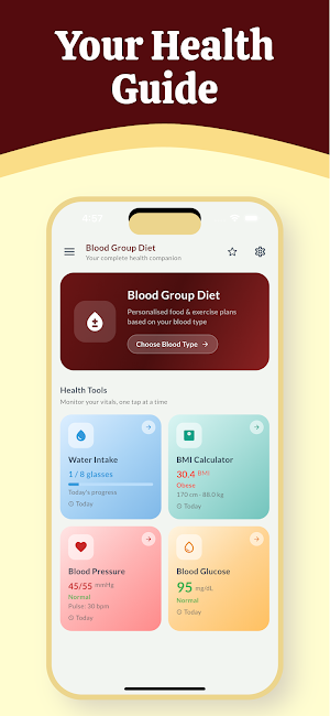 Blood Group Diet Screenshot 2