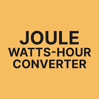 Joule to Watt-Hour Converter