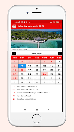 Kalender Indonesia 2022 Screenshot 0