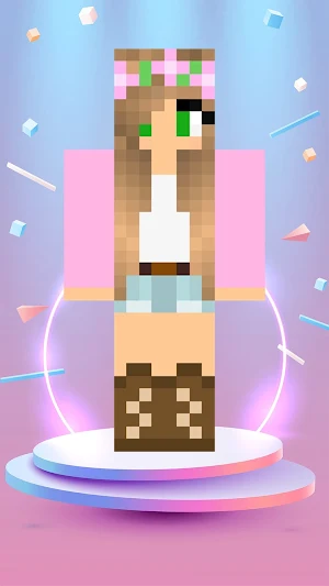 Little Kelly Skin Minecraft Screenshot 1