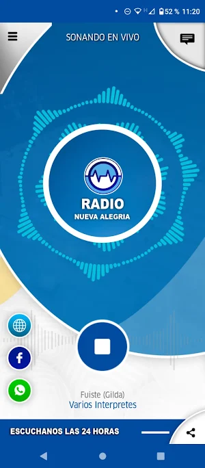 Radio Nueva Alegria Chile Screenshot 1