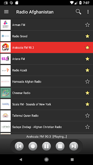 RADIO AFGHANISTAN : Free Music News Sport Screenshot 1