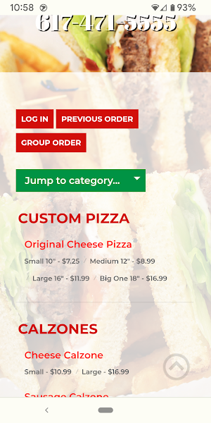 Five Star Pizza Screenshot 1
