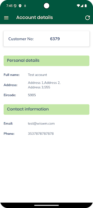 Advanced Waste Customer App Screenshot 3