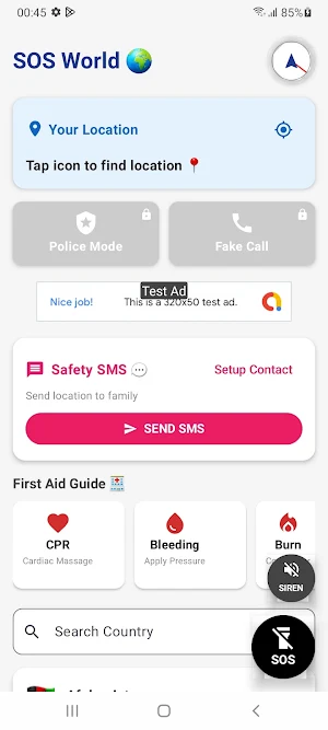 SOS World: Emergency & Safety Screenshot 0