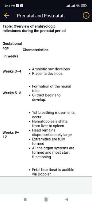 Obstetrics Screenshot 2