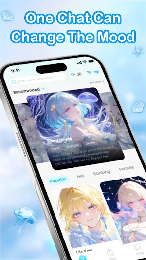 Hedy AI: Anime Chats Screenshot 0