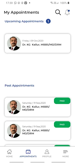 Pwave Patient Screenshot 1