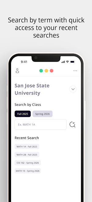 MyProfessor Screenshot 2