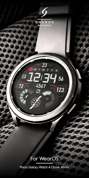 SH007 Watch Face, WearOS watch Screenshot 2